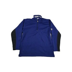 Unionbay Vintage Men's Size S/M Blue 1/4 Zip‎ Pullover Sweatshirt